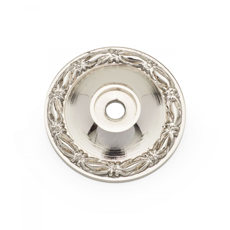 Contre-plaque à bouton plat BP Series, Nickel poli