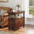Mid Century Wood 2 Drawers End Table Side Table for Living Room-1109324723-1108984143