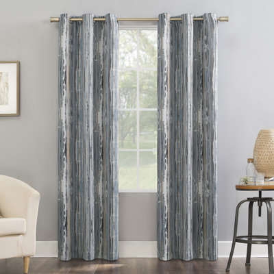 Panneau de rideau occultant à motif abstrait avec œillets - Basics by Wayfair ™