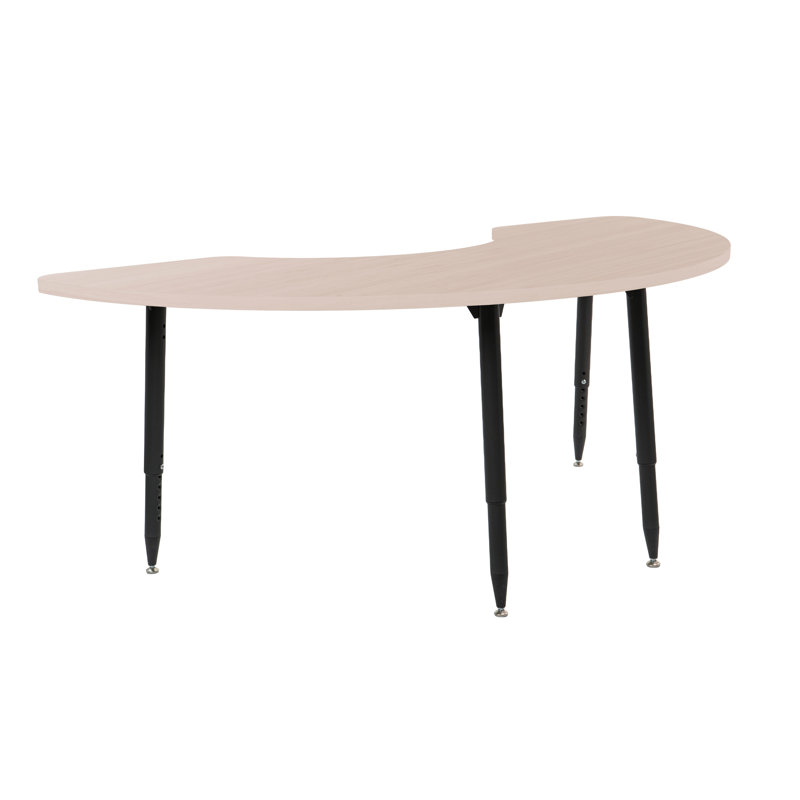 Table d'activité Adapte 36 x 72, Sable asiatique, Noir