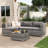Aadrith Wicker 4 - Person Patio Conversation Set with Cushions-805206680