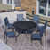 6 - Person Round Patio Dining Set With Stackable Chairs