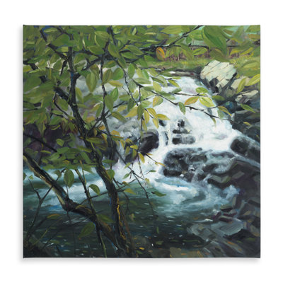Peaceful Fall Gray Trees Tablecloth | Indoor/Outdoor Decor