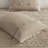 Ensemble d'édredon en chenille 3 pièces de luxe avec rembourrage hypoallergénique
