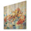 Homard Art déco en orange et jaune - Écrevisse sur bois-1687124057