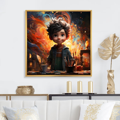«Animations At The Amusement Park IV», reproduction sur toile