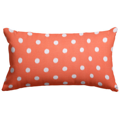 Ikat Dot Outdoor Rectangular Throw Pillow