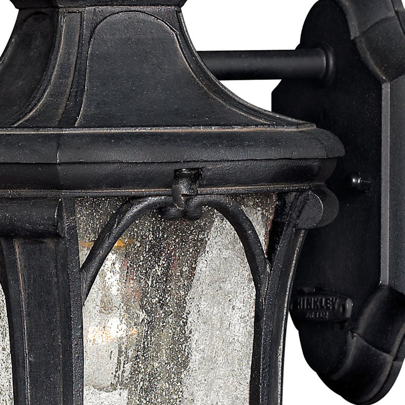 Trafalgar 1 - Bulb Outdoor Wall Lantern, Museum Black, Incandescent