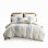 With Chenille - Pattern, Button Closure, Comfortable Bedding Global Inspired, Buttoned, Soft And Luxurious