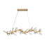 Lustre en forme de branche en cristal à 12 lumières Kyptin Eclectic 
