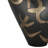 11" Ponce Tribal Black & Gold Vase