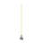 Aspen Creative 20508-11, 12" Clear With Black Line Glass Knob With Pull Chain In Copper