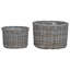 Vidaxl Planter Basket With Storage 2 Pcs Decor Container Display Woven Outdoor-639266530