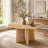 Extendable Solid Wood Round Dining Table-504999625