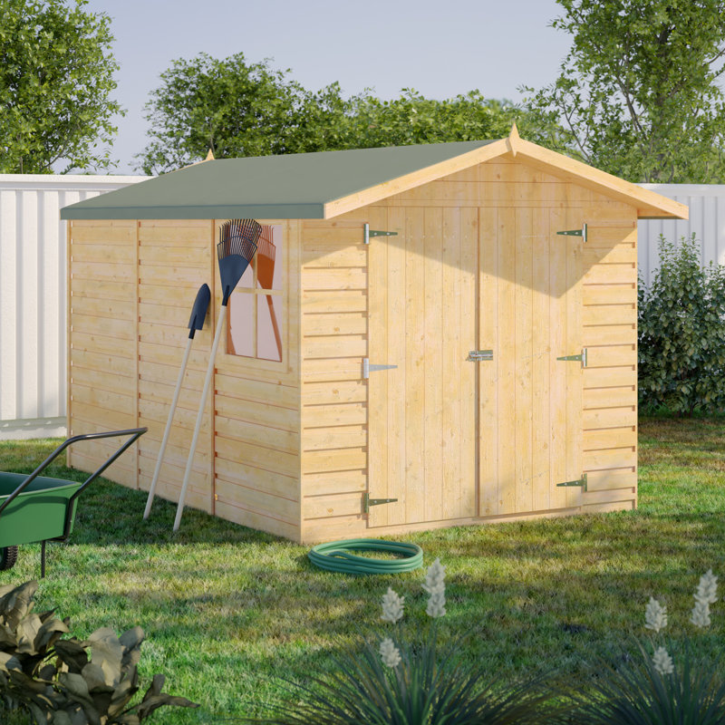 Guernsey 10 ft x 7 ft Double Door Shed, Yes