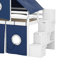 Lit mezzanine double avec tour et tente-1558477760