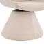 Ensemble de table de salle à manger 6 personnes Aurelio avec chaises rembourrées pivotantes à 180 °-130174043-130174042