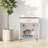  Litter Box Enclosure Side Table in White