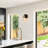 Modern Black Brass 1-Light Armed Sconce
