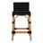 Estella 24.5 in. Seat Height Rattan Low Back Bar Stool, Black-1852299692-1865252313