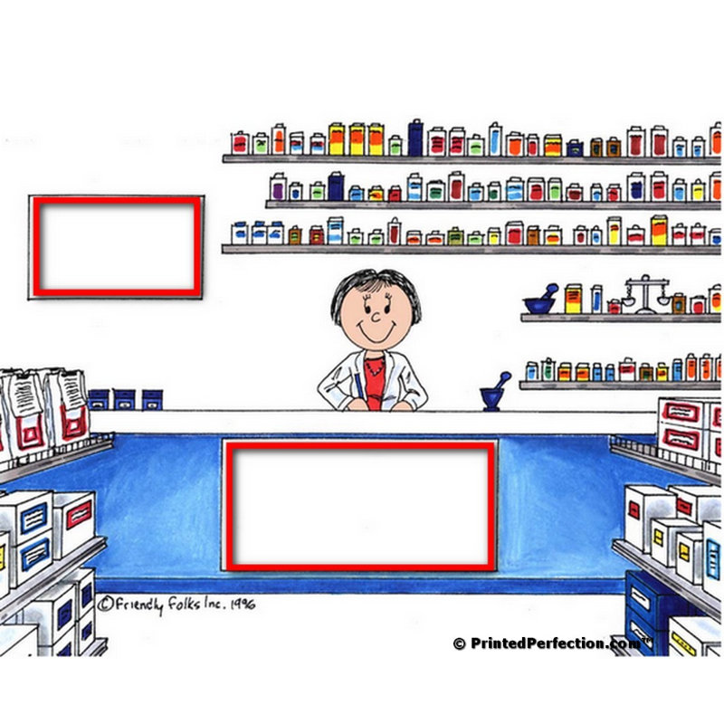 Ornement de Noël personnalisable Pharmacist - femelle, Oui