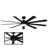 Wynd XL 9 - Blade Outdoor/ Indoor Smart Ceiling Fan with Remote Control and LED Light Kit Included, Works With Alexa and iOS / Android App-55426051
