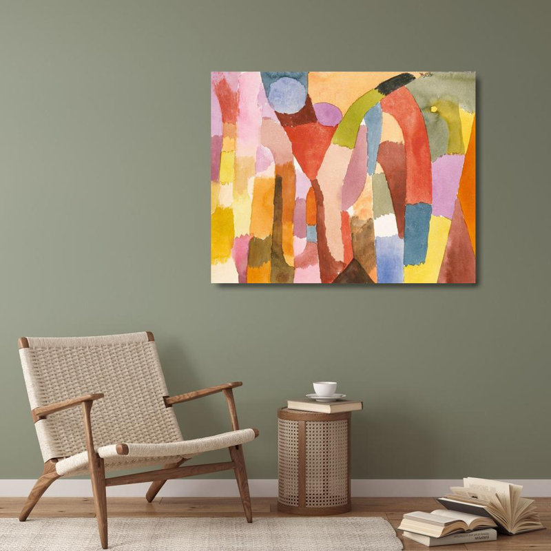 «Ivy Bronx Klee, Paul», reproduction d'art sur toile tendue à la galerie Paul, H 28 po x l 34 po