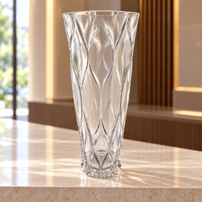 Abdullahi White Glass Table Vase