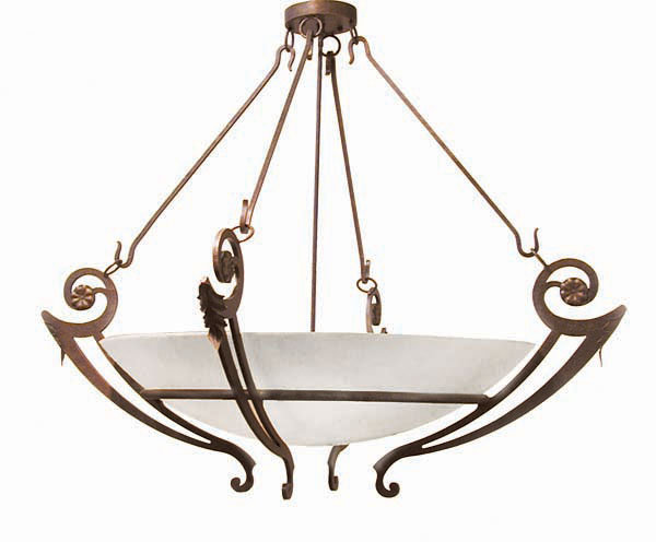 Ceres 6 - Light Semi Flush Mount, Antique Rust, New Mica
