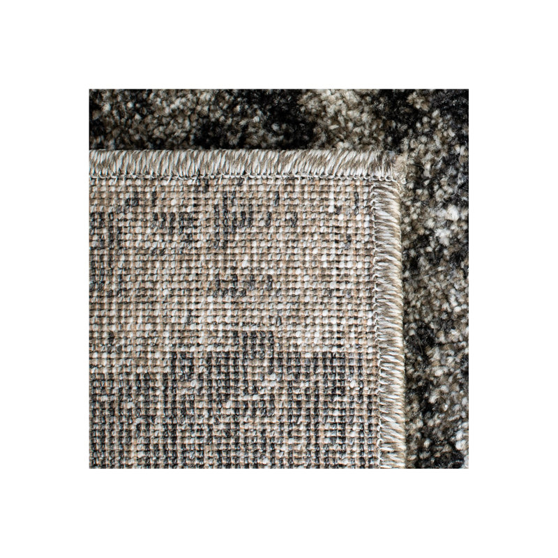Tapis abstrait Socorro, Grey, Rectangle 6 pi x 9 pi