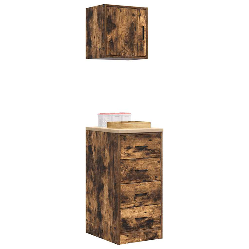 Basic Storage System, Smoked Oak
