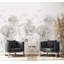 Wildon Home® Designs Grey Mist Waterfall Linen Unpasted Wall Mural