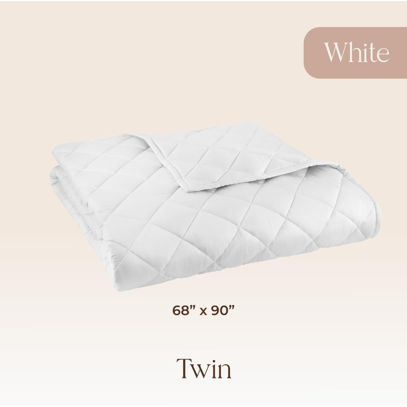 Édredon 100% coton biologique - Édredon léger pour l'été et toutes les saisons avec coutures en losanges non agglomérantes - Insert de couette doux et respirant de qualité supérieure - Certifié GOTS et Fairtrade (Simple / Simple XL)