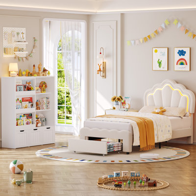 Wood Platform 2 Piece Bedroom Set