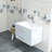 Gloss Wall-Mounted Bathroom Vanity With Mirro-1103263275-1103263272-1103263277
