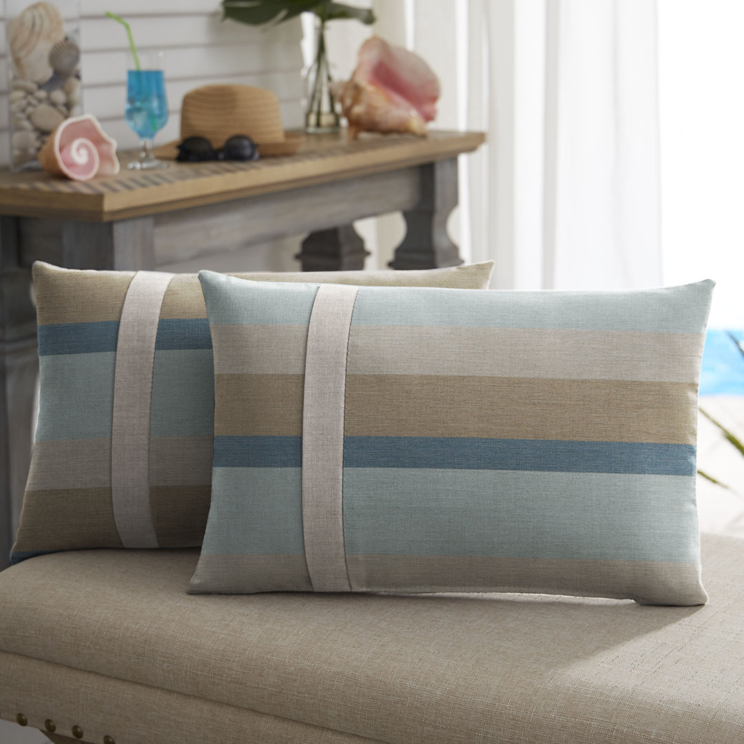  Indoor/Outdoor Lumbar Pillow (Set of 2) Mozaic Company 