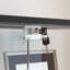 Vitrine 2 portes en verre avec tablettes en verre