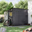 8 × 4ft Garden Metal Storage Shed Waterproof