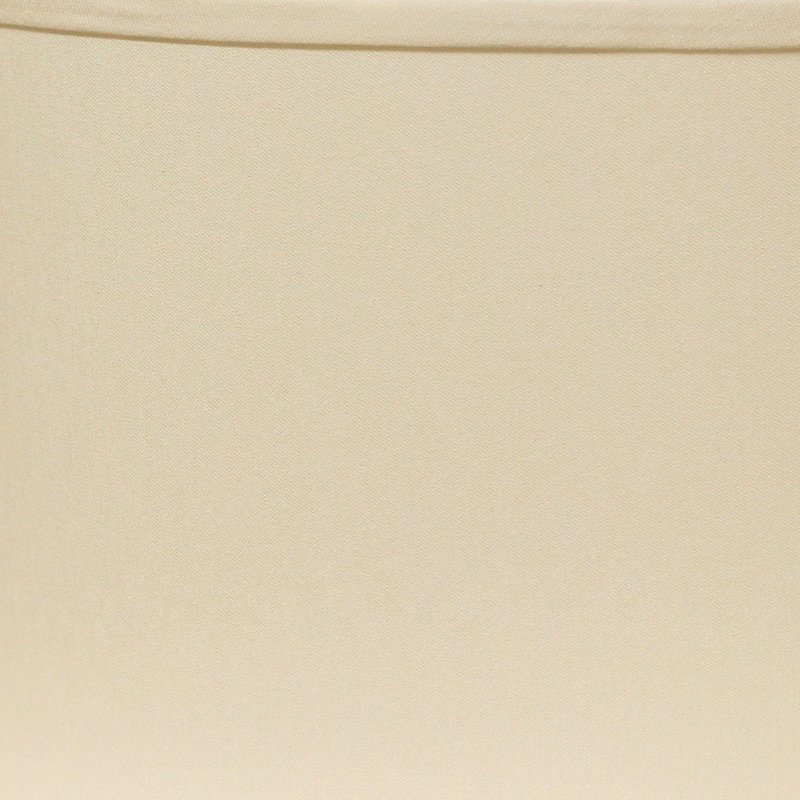 Throwback Oval No Slub Lampshade, 10" H x 16" W x 10" D, Ivory