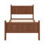 Lit plateforme, tête de lit et pied de lit style Shaker & Farmhouse-573026718-573026722