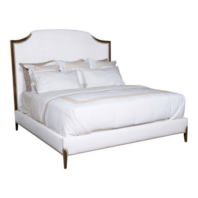 Lillet King Upholstered Low Profile Panel Bed