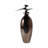 Modern Glass Vase with Sculptural Aluminum Accent, Decorative Metal and Glass Transitional Style Vessel for Contemporary Interiors-68569400