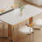 Eilir modern simple rectangular dining table-1714088834