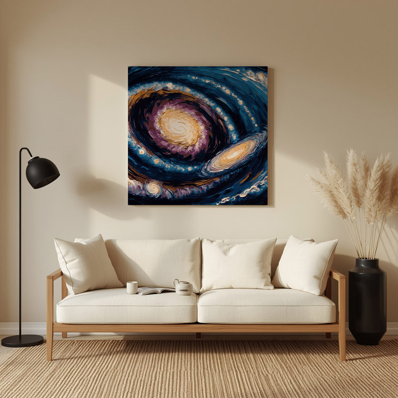 Space Deep Field images, art mural gris en métal, H 384 po x l 384 po x P 0,05 po