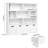 Kirklyn 49.4"W 7 Cube Bookcase, Standard Bookcase With 4 Removable Drawers-96914535