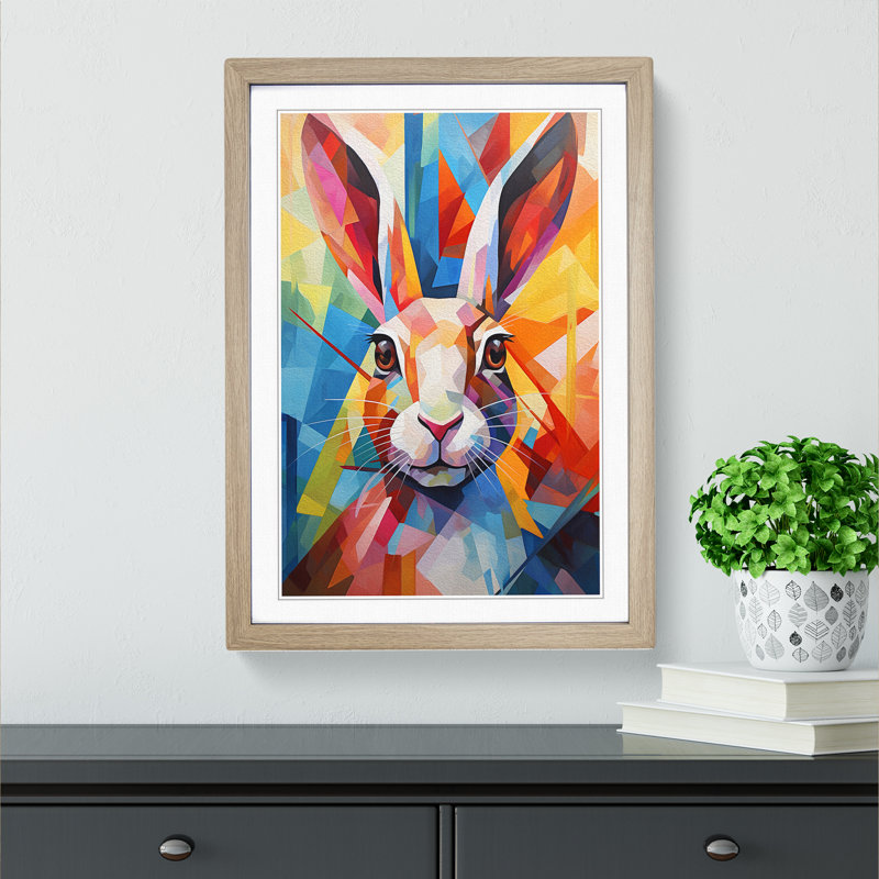 Hare Abstract No.2 - Framed Print