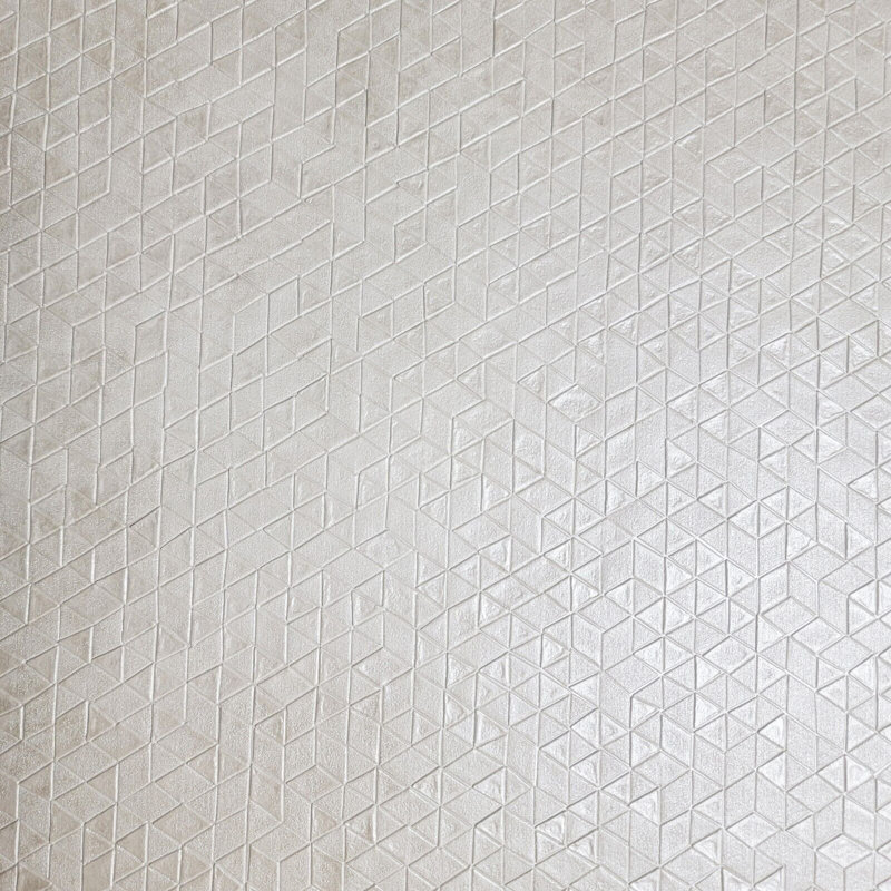 Papier peint moderne à carreaux géométriques carrés crème