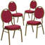 Chaise de banquet empilable Boston Teardrop