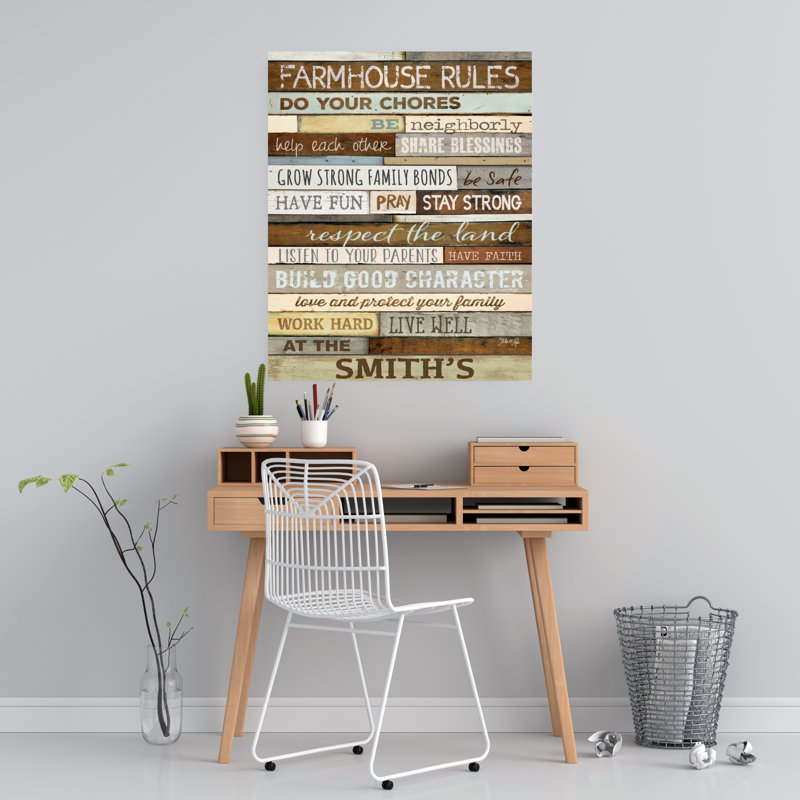 Text & Numbers Wall Decal, Yes