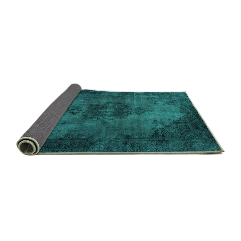 Tapis oriental en laine / polyester tissé à la machine Ineze, Carré 5 pi
